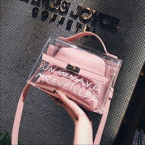 Brand new transparent purse
